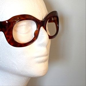 New Vintage Unisex Faux Tortoise Eye/Sunglass Frame NOS